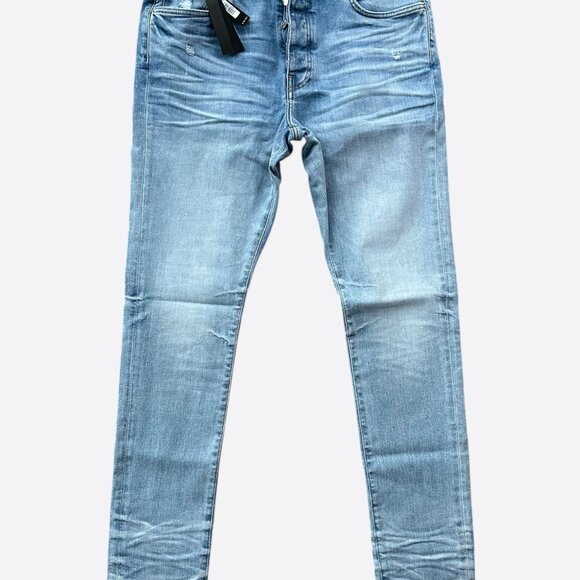 Amiri Indigo Stack Jeans - Picture 1 of 5